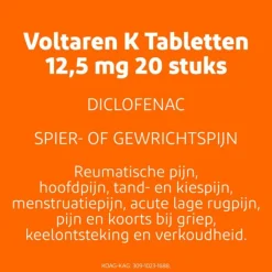 Pijnstillend<Voltaren K 12,5 mg 10 tabletten