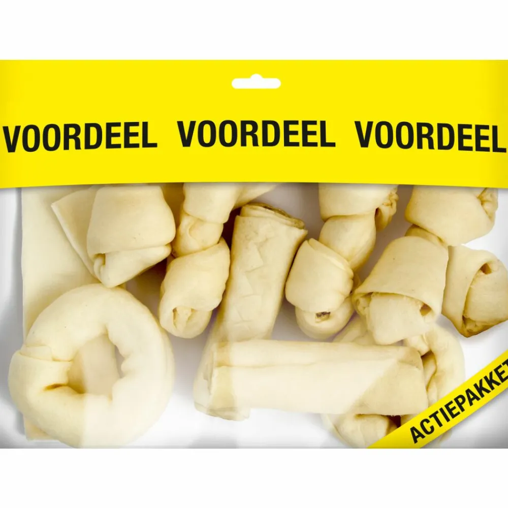 Snacks<Voskes Blanke Kauwkluiven Mix 420 gr