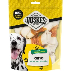 Snacks<Voskes Blanke Kauwknopen Met Kip 10 stuks