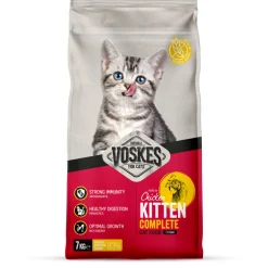 Kattenvoer<Voskes Kattenbrokken Kitten Kip 7 kg
