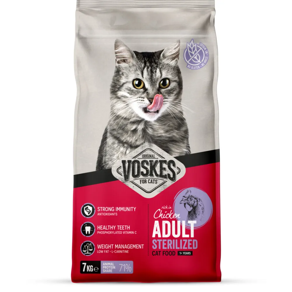 Hot Kattenbrokken Sterilized Adult Kip 7 kg Kattenvoer