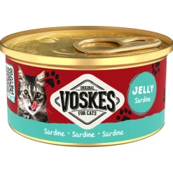 Kattenvoer<Voskes Kattenvoer Nat Gelei Sardine 85 gr