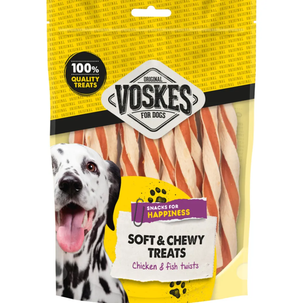 Snacks<Voskes Kip - Vis Twists 100 gr