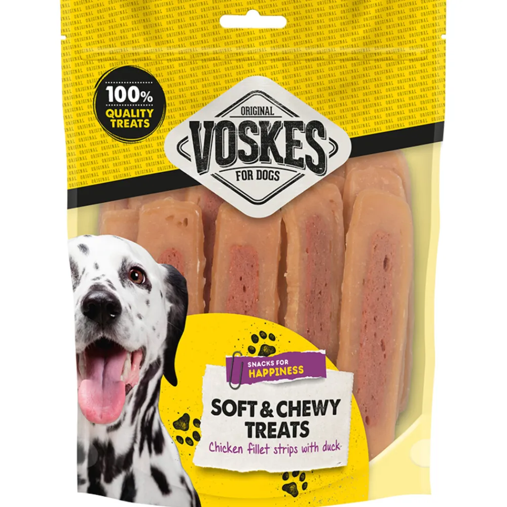 Snacks<Voskes Kipfilet Eend 400 gr