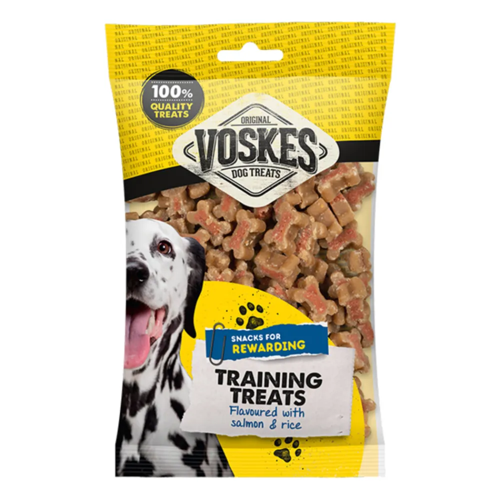 Snacks<Voskes Training Zalm en Rijst 200 gr