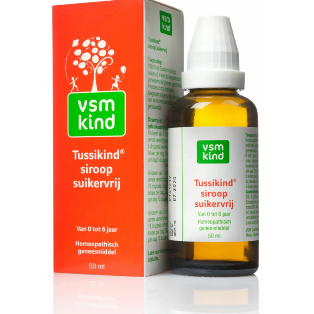 Tussikind Siroop Suikervrij 50 ml^VSM