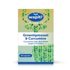 Groenlipmossel Curcum 60 capsules^Wapiti Clearance