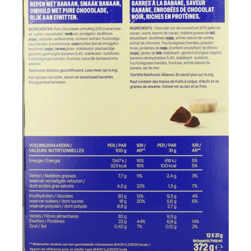 Snacks & Tussendoortjes<WeCare High protein Bars Choco Banana 372 gr