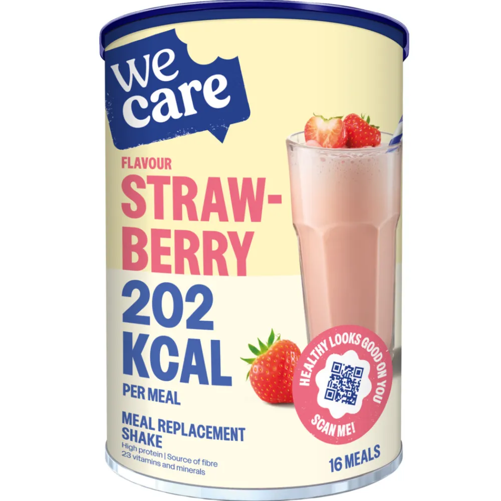 Dranken<WeCare Meal Replacement Shake Strawberry 436 gr