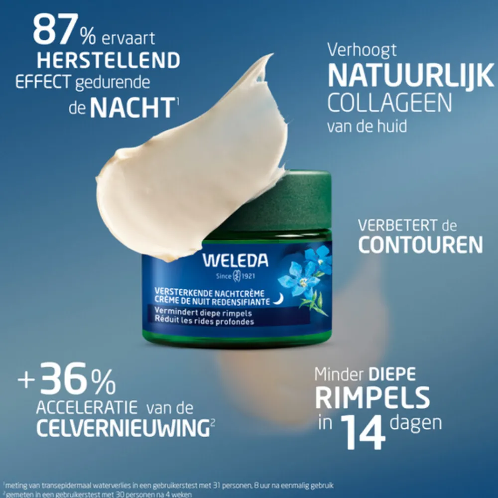 Online Blauwe Gentiaan & Edelweiss Versterkende Nachtcrème 40 ml Dag- & Nachtcrème