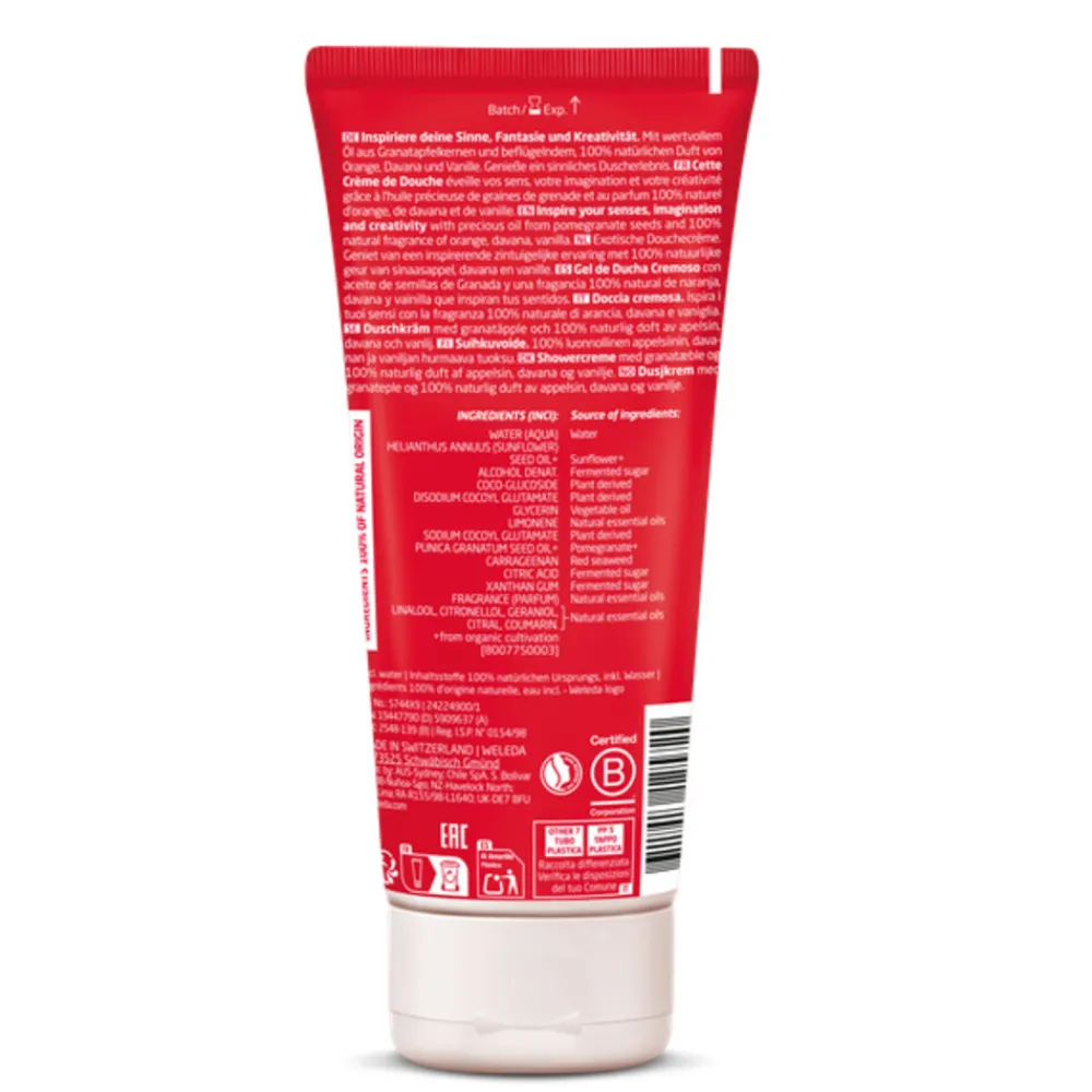 Granaatappel Inspire Douchecrème 200 ml^WELEDA