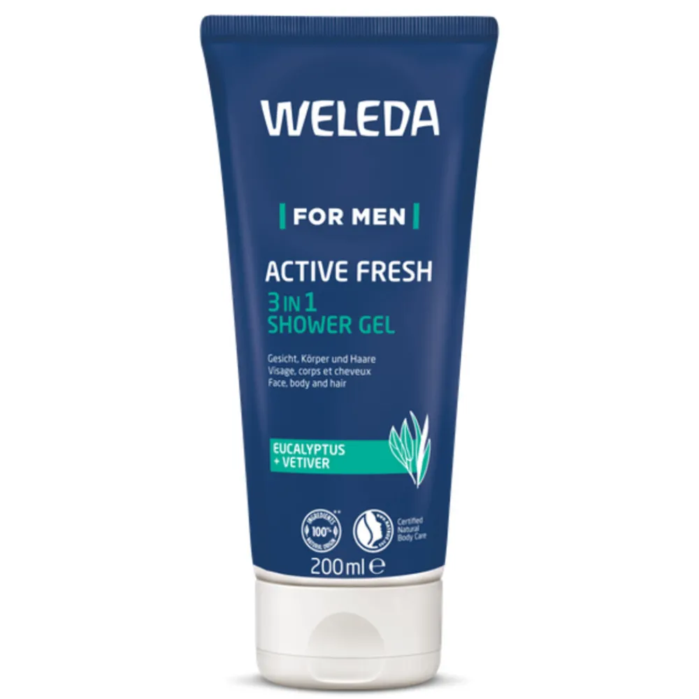 Men Active Fresh 3 in 1 Douchegel 200 ml^WELEDA Hot