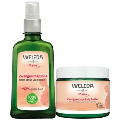 Mommy-to-be - Zwangerschapsolie 1 x 100 ml & Zwangerschap Body Butter 1 x 150 ml - Pakket^WELEDA Best