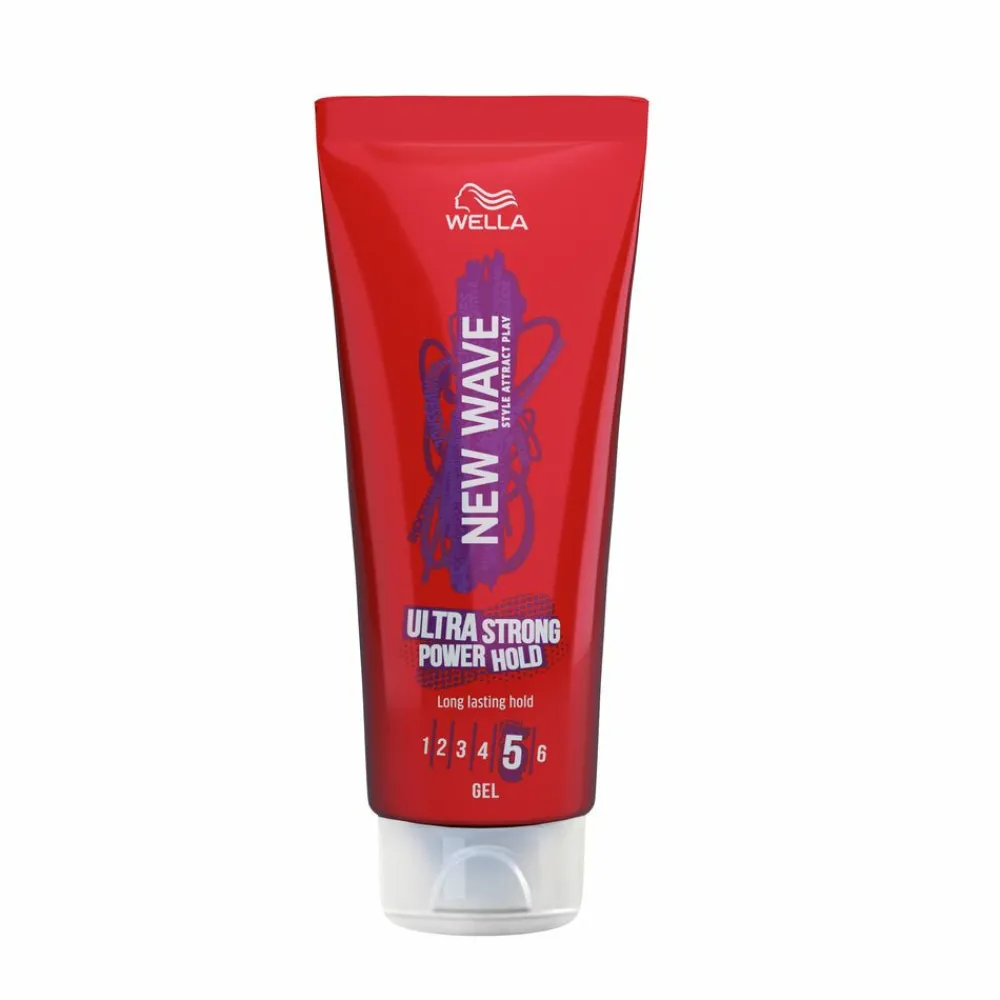 Haarstyling<Wella New Wave Ultra Strong Power Hold Haargel 200 ml