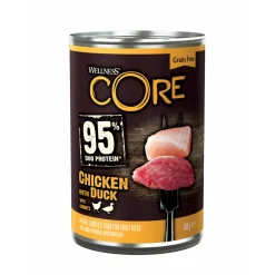 Clearance Hondenvoer Blik Kip - Eend - Wortel 400 gr Hondenvoer