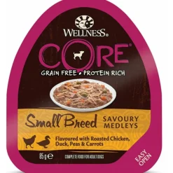 Hondenvoer<Wellness Core Hondenvoer Small Savoury Medleys Kip - Eend 85 gr