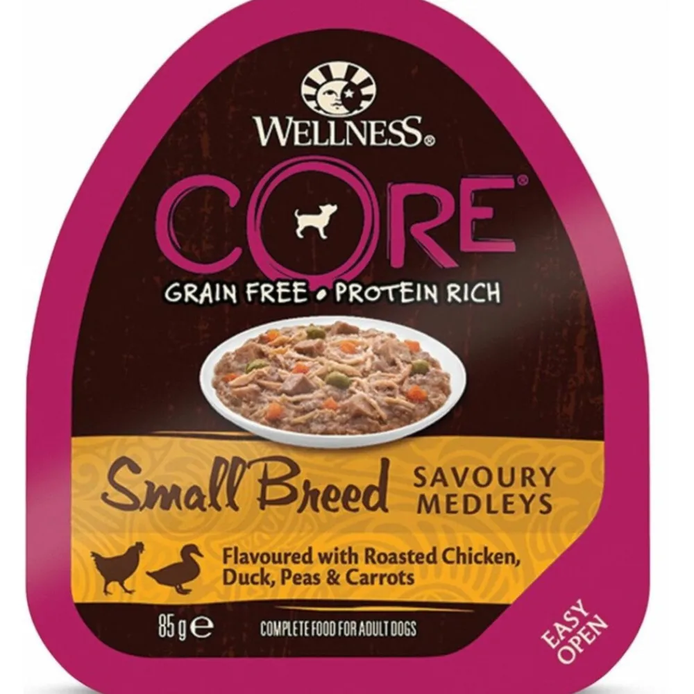 Hondenvoer<Wellness Core Hondenvoer Small Savoury Medleys Kip - Eend 85 gr