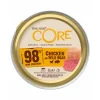 Kattenvoer<Wellness Core Kattenvoer 98% Recipe Kip - Zwijn 85 gr