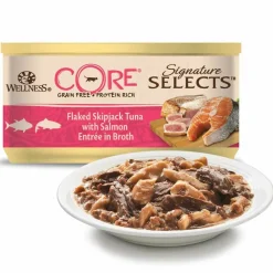 Kattenvoer Signature Selects Flaked 8-pack 8 x 79 gr^Wellness Core Clearance