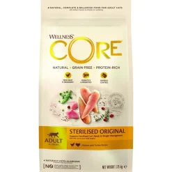 Kattenvoer Sterilised Kip - Kalkoen 1,75 kg^Wellness Core Sale