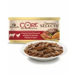 Kattenvoer<Wellness Core Kattenvoer Signature Selects Chunky 8-pack 8 x 79 gr