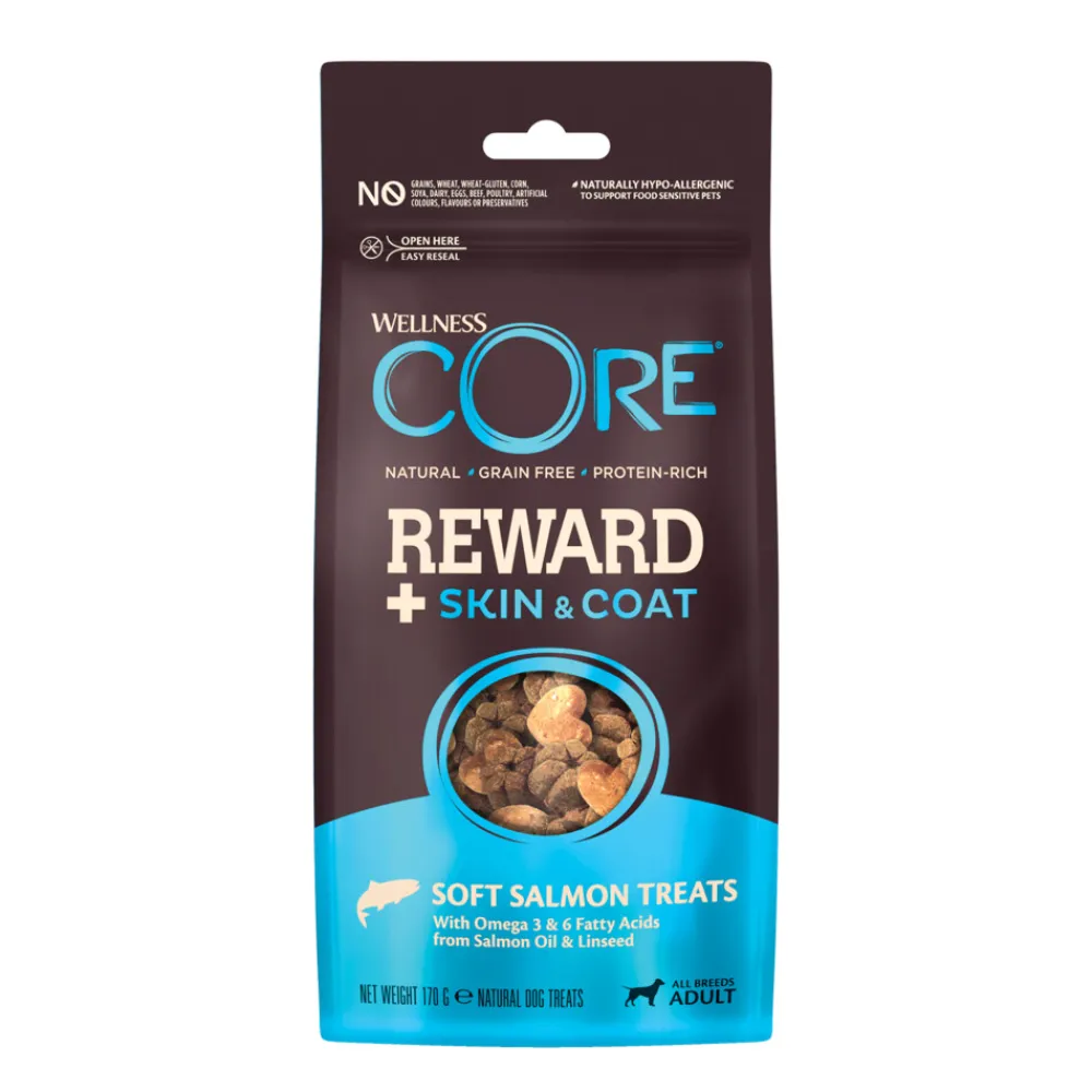 Reward+ Treats Salmon Skin & Coat 170 gr Snacks
