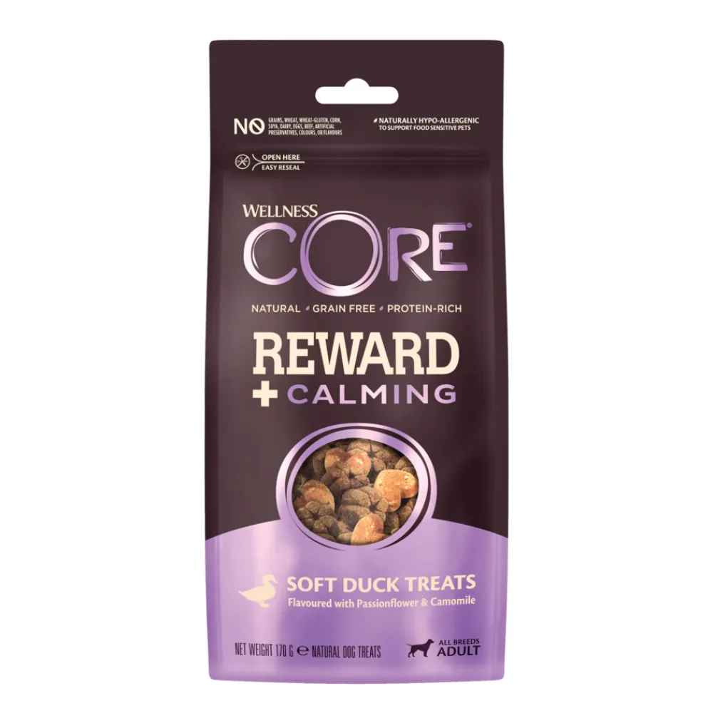 Snacks<Wellness Core Reward+ Treats Duck Calming 170 gr