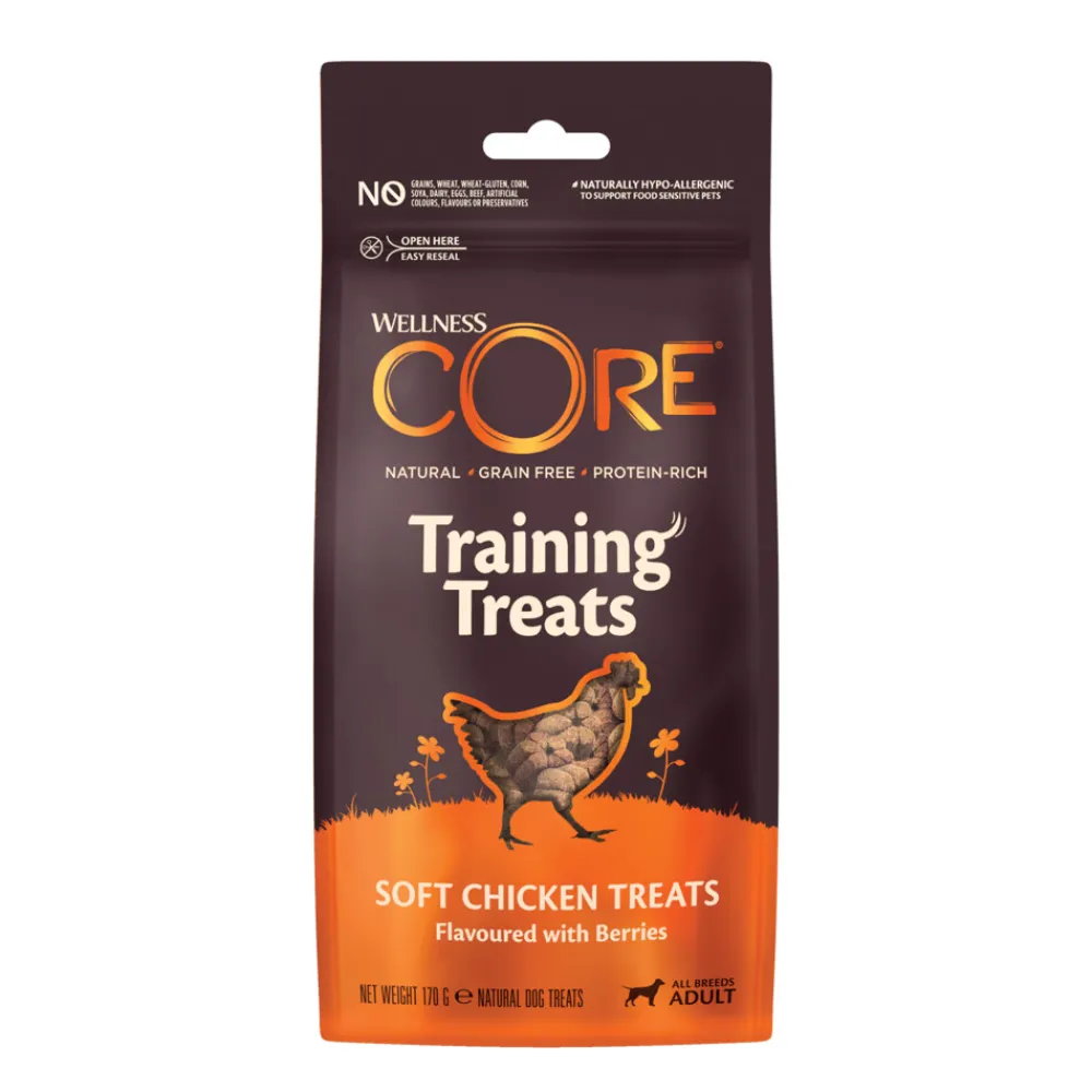 Snacks<Wellness Core Trainingssnack Kip - Kersen 170 gr