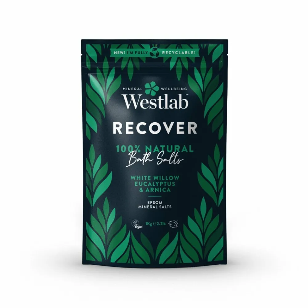 100% Natuurlijk Badzout Recover 1000 gr^Westlab Outlet