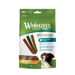 Snacks<Whimzees Voordeelverpakking Stix Medium 7 stuks