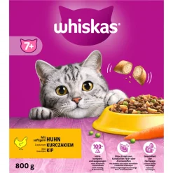 Kattenvoer<Whiskas 7+ Adult Katten Droogvoer Kip 800 gr