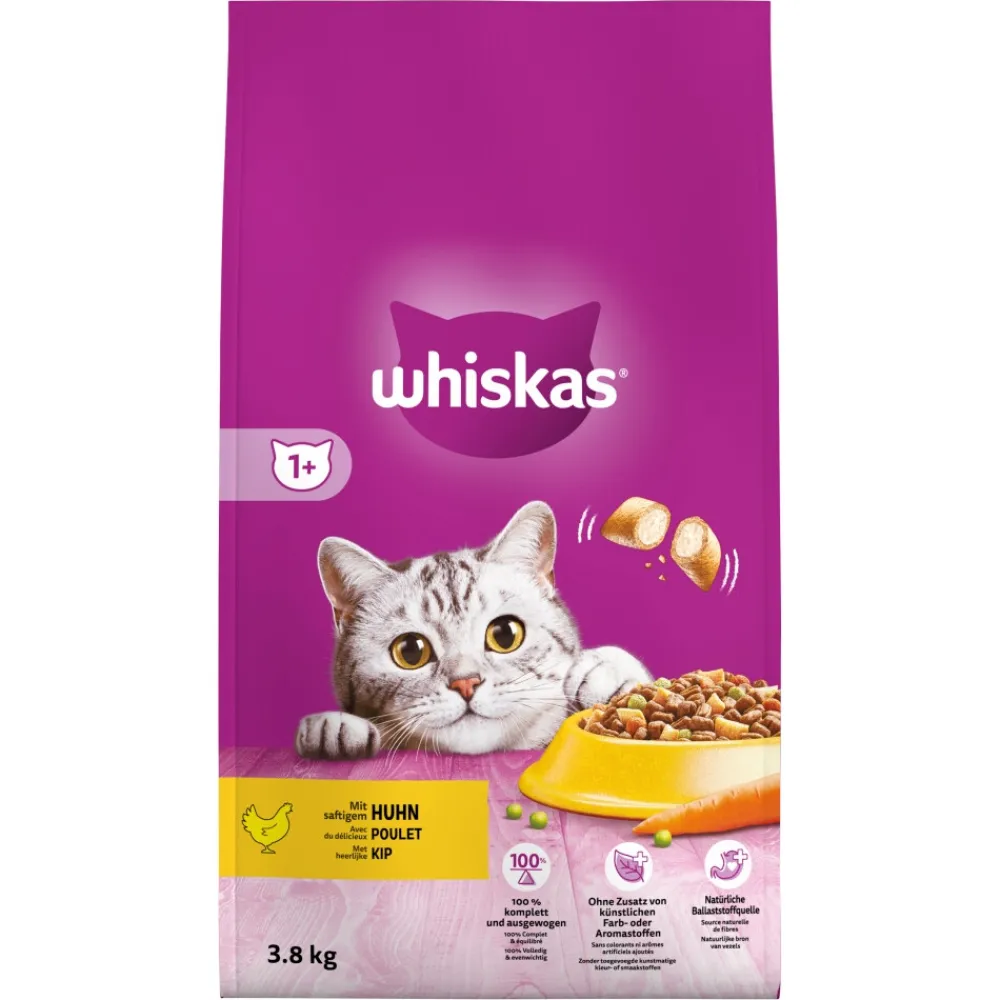 1+ Adult Katten Droogvoer Kip 3,8 kg^Whiskas Sale