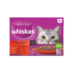 Best 1+ Classic Selectie in Saus Maaltijdzakjes Multipack 12 x 85 gr Kattenvoer