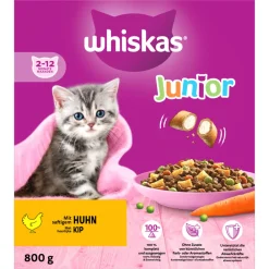 Junior Kattenbrokken Kip 800 gr^Whiskas Discount