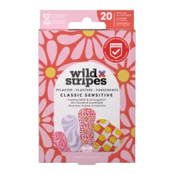 Pleisters<Wild Stripes Pleisters Classic Sensitive Pastel Fun 20 stuks