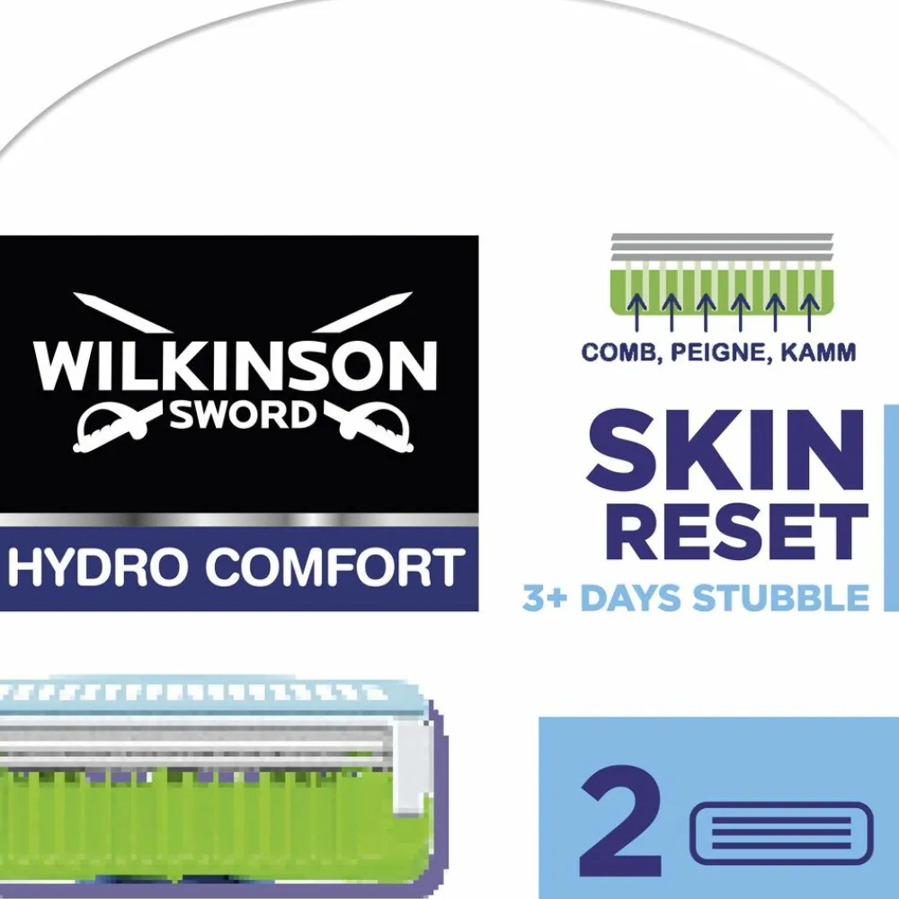 Best Hydro Comfort Navulmesjes Skin Reset 2 stuks Heren Scheren & Ontharen
