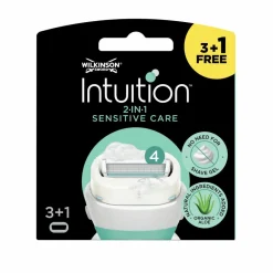 Intuition 2 in 1 Navulmesjes Sensitive Care 4 stuks^Wilkinson Clearance