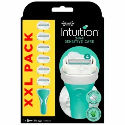 Scheren & Ontharen<Wilkinson Intuition 2 in 1 Sensitive Care Scheermes XXL Voordeelverpakking 6 stuks