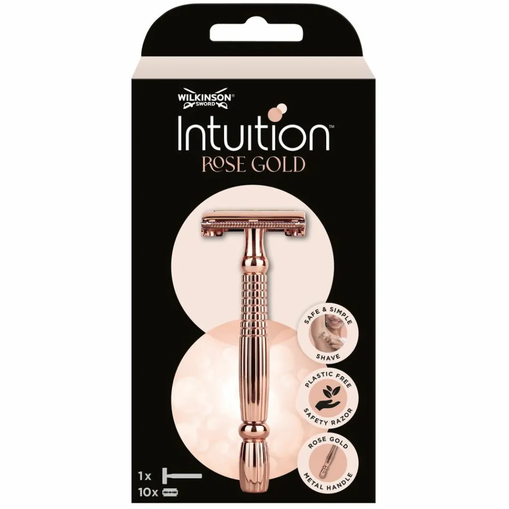 Outlet Intuition Scheermes Rose Gold Safety Razor Heren Scheren & Ontharen