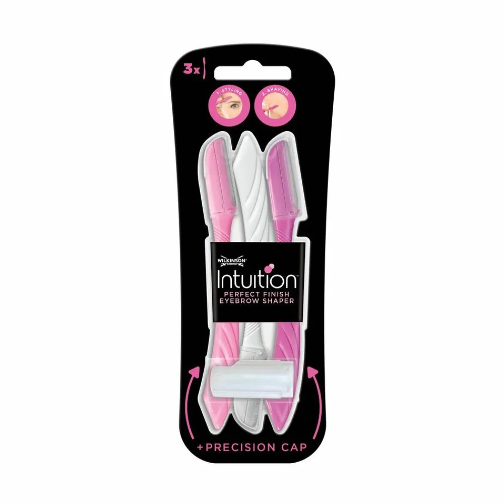 Pincetten<Wilkinson Intuition Wenkbrauw Shaper 3 stuks