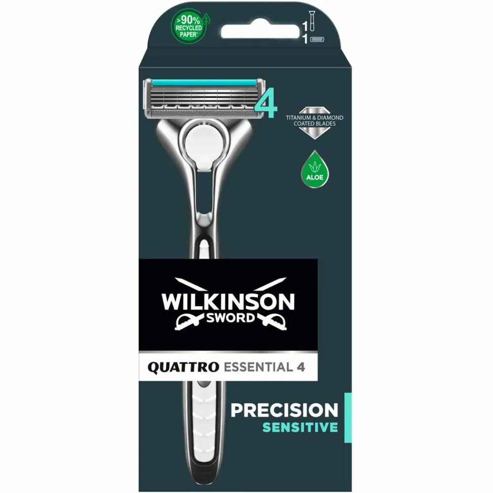 Scheren & Ontharen<Wilkinson Quattro Scheermes Essential 4