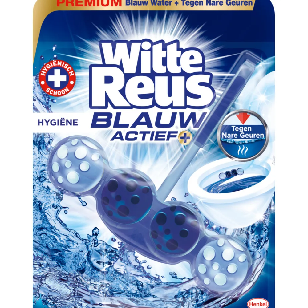 Toiletblok Blauw Actief Hygiëne^Witte Reus