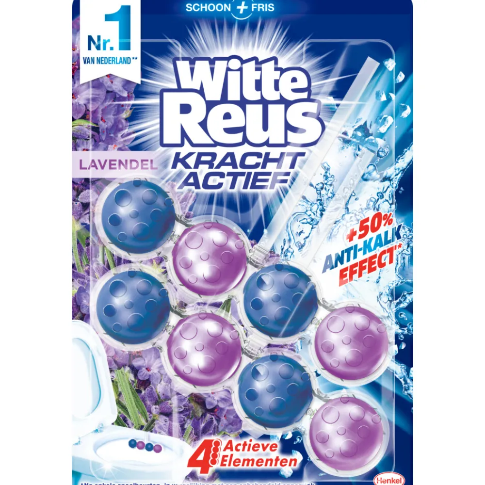 Toiletblok Kracht Actief Lavendel 2 stuks^Witte Reus Best
