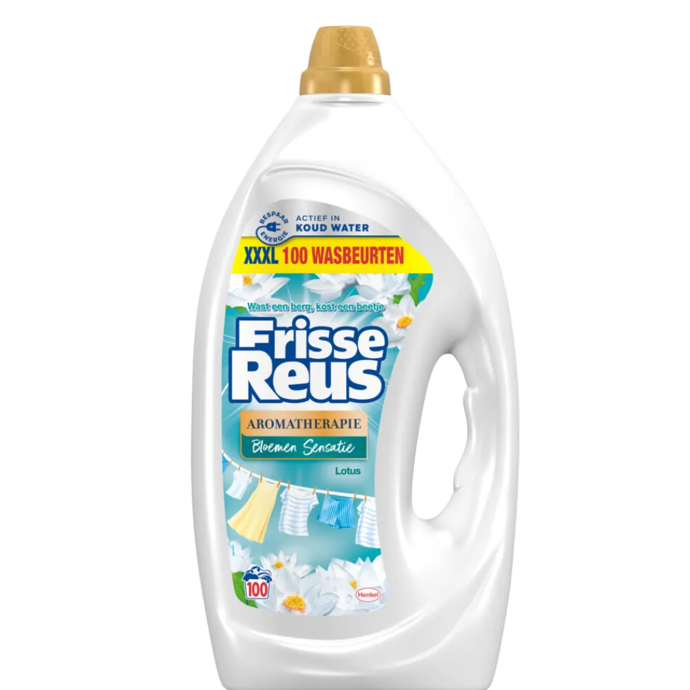Wasmiddel Frisse Reus Gel Lotus 100 Wasbeurten 4,5 liter^Witte Reus Outlet