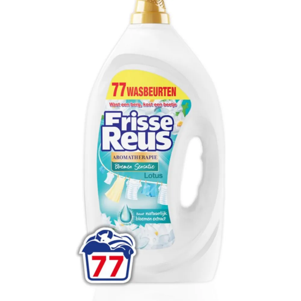 Wasmiddel Frisse Reus Gel Lotus 77 Wasbeurten 3,465 liter^Witte Reus Best