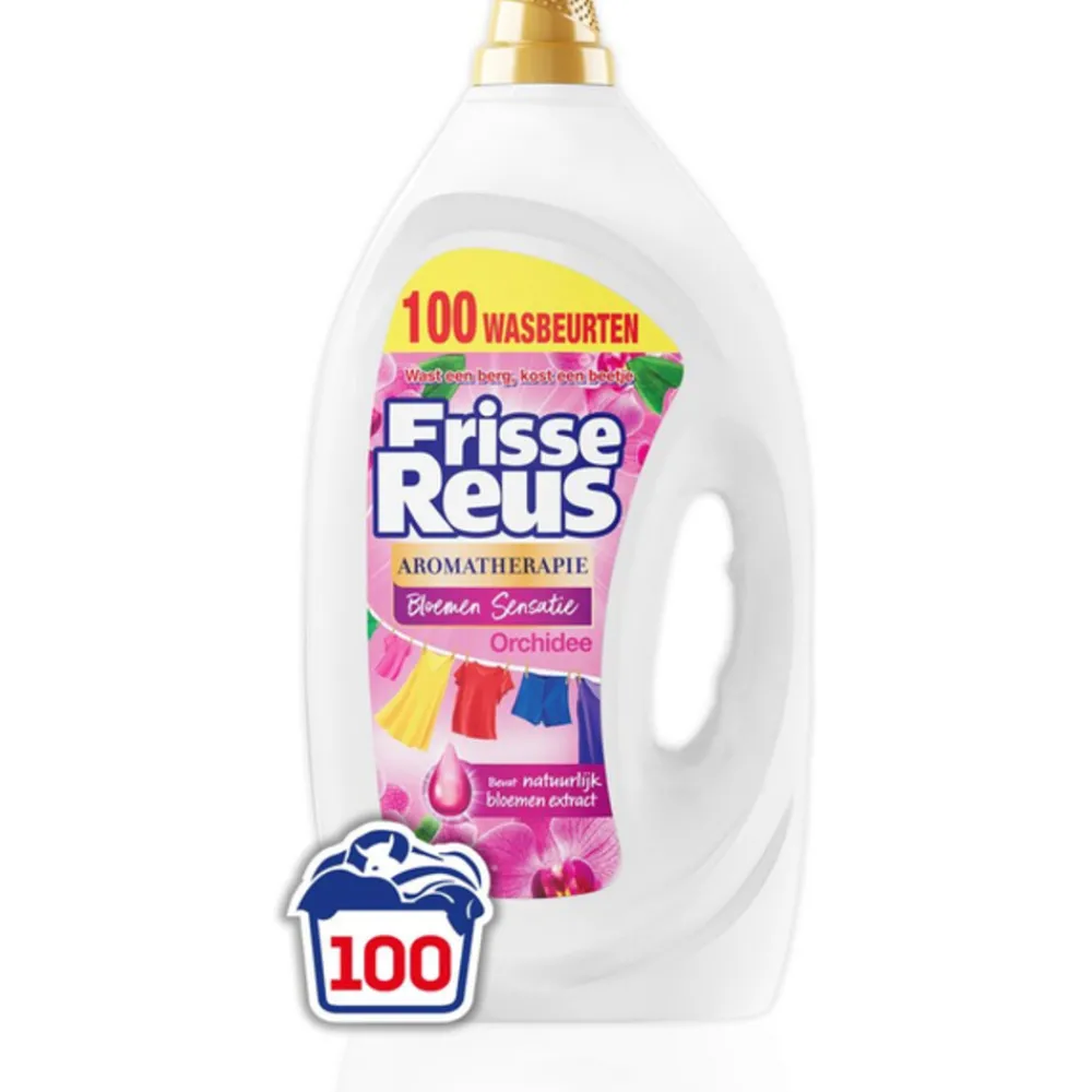 Wasmiddel Frisse Reus Gel Orchidee 100 Wasbeurten 4,5 liter^Witte Reus Online