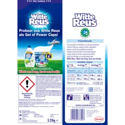 Wasmiddel Poeder 65 Wasbeurten 3,25 kg^Witte Reus Hot
