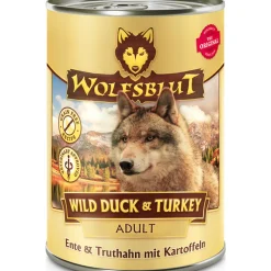 Adult Wild Eend & Kalkoen Hondenvoer 395 gr^Wolfsblut Hot