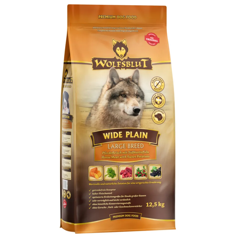 Hondenvoer<Wolfsblut Wide Plain Large Breed 12,5 kg
