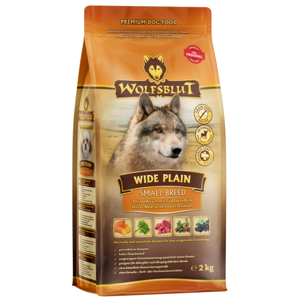 Hondenvoer<Wolfsblut Wide Plain S-breed 2 kg